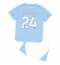 Maillot de football Réplique Manchester City Josko Gvardiol #24 Domicile Enfant 2023-24 Manche Courte (+ Pantalon court)