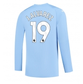 Maillot de football Réplique Manchester City Julian Alvarez #19 Domicile 2023-24 Manche Longue