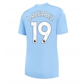 Maillot de football Réplique Manchester City Julian Alvarez #19 Domicile Femme 2023-24 Manche Courte