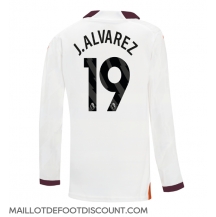 Maillot de football Réplique Manchester City Julian Alvarez #19 Extérieur 2023-24 Manche Longue