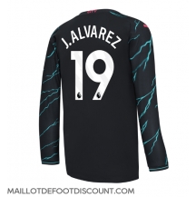 Maillot de football Réplique Manchester City Julian Alvarez #19 Troisième 2023-24 Manche Longue