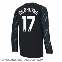 Maillot de football Réplique Manchester City Kevin De Bruyne #17 Troisième 2023-24 Manche Longue