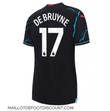 Maillot de football Réplique Manchester City Kevin De Bruyne #17 Troisième Femme 2023-24 Manche Courte