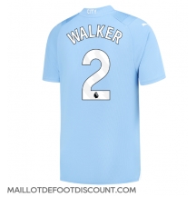 Maillot de football Réplique Manchester City Kyle Walker #2 Domicile 2023-24 Manche Courte