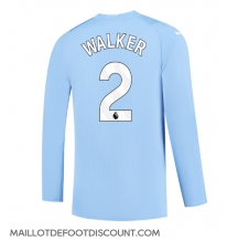 Maillot de football Réplique Manchester City Kyle Walker #2 Domicile 2023-24 Manche Longue