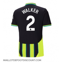 Maillot de football Réplique Manchester City Kyle Walker #2 Extérieur 2024-25 Manche Courte