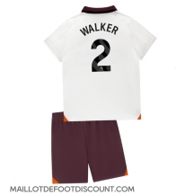 Maillot de football Réplique Manchester City Kyle Walker #2 Extérieur Enfant 2023-24 Manche Courte (+ Pantalon court)