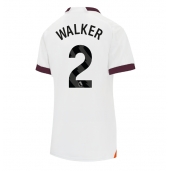 Maillot de football Réplique Manchester City Kyle Walker #2 Extérieur Femme 2023-24 Manche Courte
