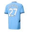 Maillot de football Réplique Manchester City Matheus Nunes #27 Domicile 2024-25 Manche Courte