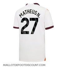 Maillot de football Réplique Manchester City Matheus Nunes #27 Extérieur 2023-24 Manche Courte