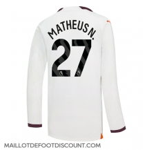 Maillot de football Réplique Manchester City Matheus Nunes #27 Extérieur 2023-24 Manche Longue