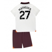 Maillot de football Réplique Manchester City Matheus Nunes #27 Extérieur Enfant 2023-24 Manche Courte (+ Pantalon court)