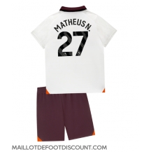 Maillot de football Réplique Manchester City Matheus Nunes #27 Extérieur Enfant 2023-24 Manche Courte (+ Pantalon court)