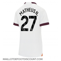 Maillot de football Réplique Manchester City Matheus Nunes #27 Extérieur Femme 2023-24 Manche Courte