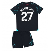 Maillot de football Réplique Manchester City Matheus Nunes #27 Troisième Enfant 2023-24 Manche Courte (+ Pantalon court)