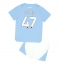 Maillot de football Réplique Manchester City Phil Foden #47 Domicile Enfant 2023-24 Manche Courte (+ Pantalon court)
