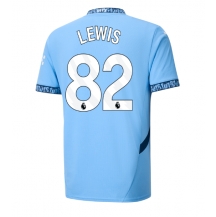 Maillot de football Réplique Manchester City Rico Lewis #82 Domicile 2024-25 Manche Courte