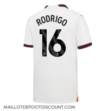 Maillot de football Réplique Manchester City Rodri Hernandez #16 Extérieur 2023-24 Manche Courte