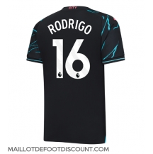 Maillot de football Réplique Manchester City Rodri Hernandez #16 Troisième 2023-24 Manche Courte