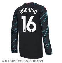 Maillot de football Réplique Manchester City Rodri Hernandez #16 Troisième 2023-24 Manche Longue