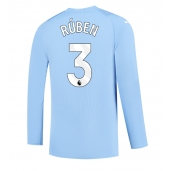 Maillot de football Réplique Manchester City Ruben Dias #3 Domicile 2023-24 Manche Longue