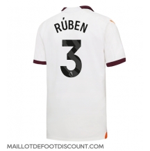 Maillot de football Réplique Manchester City Ruben Dias #3 Extérieur 2023-24 Manche Courte