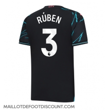 Maillot de football Réplique Manchester City Ruben Dias #3 Troisième 2023-24 Manche Courte