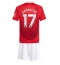 Maillot de football Réplique Manchester United Alejandro Garnacho #17 Domicile Enfant 2024-25 Manche Courte (+ Pantalon court)