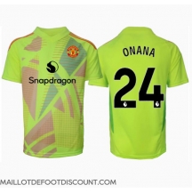 Maillot de football Réplique Manchester United Andre Onana #24 Gardien de but Extérieur 2024-25 Manche Courte