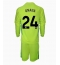 Maillot de football Réplique Manchester United Andre Onana #24 Gardien de but Extérieur Enfant 2024-25 Manche Longue (+ Pantalon court)