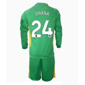 Maillot de football Réplique Manchester United Andre Onana #24 Gardien de but Troisième Enfant 2024-25 Manche Longue (+ Pantalon court)