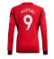 Maillot de football Réplique Manchester United Anthony Martial #9 Domicile 2023-24 Manche Longue