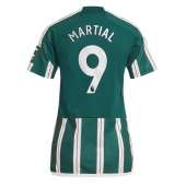 Maillot de football Réplique Manchester United Anthony Martial #9 Extérieur Femme 2023-24 Manche Courte