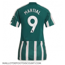Maillot de football Réplique Manchester United Anthony Martial #9 Extérieur Femme 2023-24 Manche Courte