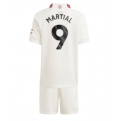 Maillot de football Réplique Manchester United Anthony Martial #9 Troisième Enfant 2023-24 Manche Courte (+ Pantalon court)