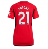 Maillot de football Réplique Manchester United Antony #21 Domicile Femme 2023-24 Manche Courte