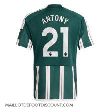 Maillot de football Réplique Manchester United Antony #21 Extérieur 2023-24 Manche Courte