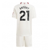 Maillot de football Réplique Manchester United Antony #21 Troisième Enfant 2023-24 Manche Courte (+ Pantalon court)