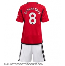 Maillot de football Réplique Manchester United Bruno Fernandes #8 Domicile Enfant 2023-24 Manche Courte (+ Pantalon court)