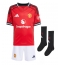 Maillot de football Réplique Manchester United Bruno Fernandes #8 Domicile Enfant 2025-26 Manche Courte (+ Pantalon court)