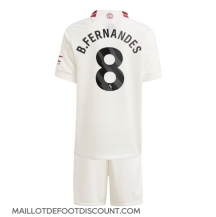 Maillot de football Réplique Manchester United Bruno Fernandes #8 Troisième Enfant 2023-24 Manche Courte (+ Pantalon court)