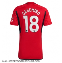 Maillot de football Réplique Manchester United Casemiro #18 Domicile 2023-24 Manche Courte