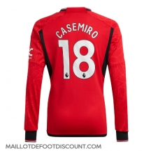 Maillot de football Réplique Manchester United Casemiro #18 Domicile 2023-24 Manche Longue