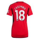 Maillot de football Réplique Manchester United Casemiro #18 Domicile Femme 2023-24 Manche Courte