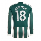 Maillot de football Réplique Manchester United Casemiro #18 Extérieur 2023-24 Manche Longue