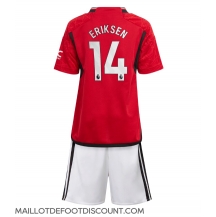 Maillot de football Réplique Manchester United Christian Eriksen #14 Domicile Enfant 2023-24 Manche Courte (+ Pantalon court)