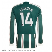 Maillot de football Réplique Manchester United Christian Eriksen #14 Extérieur 2023-24 Manche Longue