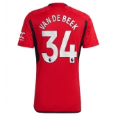 Maillot de football Réplique Manchester United Donny van de Beek #34 Domicile 2023-24 Manche Courte