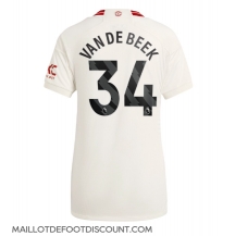 Maillot de football Réplique Manchester United Donny van de Beek #34 Troisième Femme 2023-24 Manche Courte