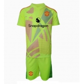 Maillot de football Réplique Manchester United Gardien de but Extérieur Enfant 2024-25 Manche Courte (+ Pantalon court)